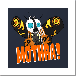 Mothra: The Adorable kaiju Posters and Art